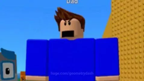 Blocky Roblox-style characters in a field. One avatar tells another, 'Popcorn Pizza,' they are grounded.