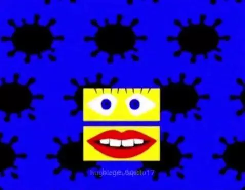 Animated yellow face with blue eyes and red lips, followed by the Klasky Csupo logo with a purple 'S'.