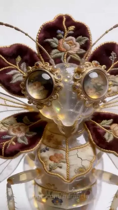 Baroque-style robotic insect by mirabela