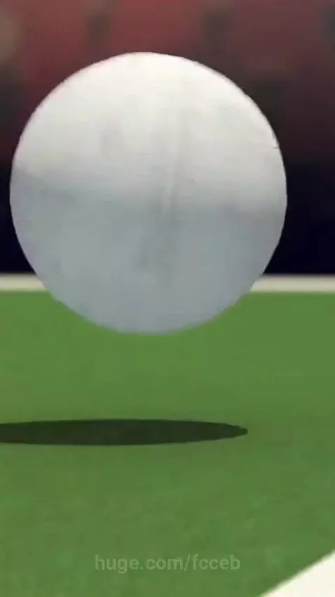 Animated brown dog playing ping pong, ball transforms into the Ping Pong Pictures logo.