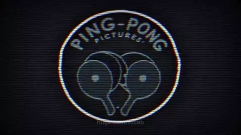 Animated retro closing logos with VHS glitch effects, featuring unique designs and a final jumpscare logo.
