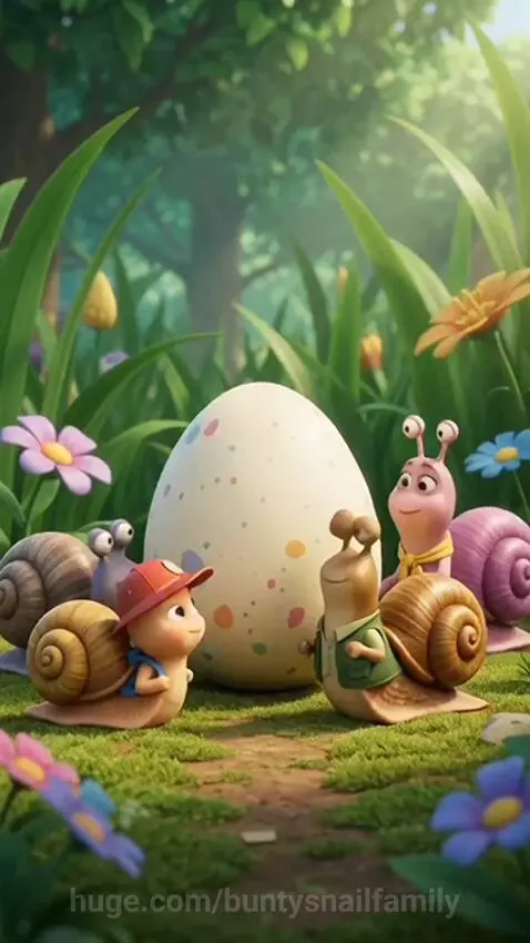 Bunty Found a Giant Egg… Then THIS Happened! 🥚🦖 by buntysnailfamily